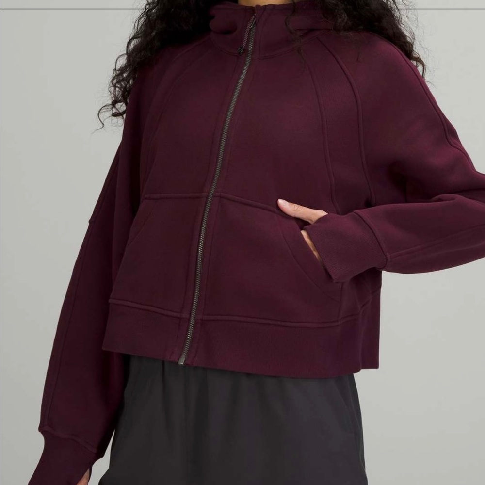 NWOT Lululemon Scuba Oversized Full-Zip, Cassis